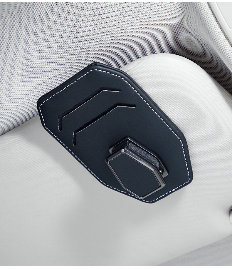 Car Sun Visor Glasses Clip Multifunctional Card Holder Storage Car Sunglasses Storage Creative Bill Holder in the Car