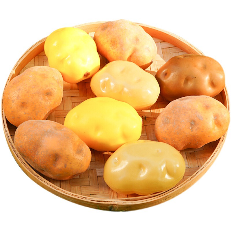 模擬ジャガイモ模型偽果物野菜泡食品児童認知早教道具ショーウインドーレストラン装飾品|undefined