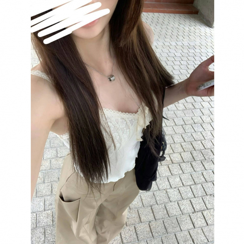 新款设计感慵懒风直筒卡其宽松阔腿裤卡其色裤子其它丝光|undefined