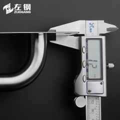 Zuogang thickened stainless steel push-pull plate handle passage door sign handrail fire door handle hardware wholesale