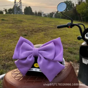 Elektrikli Nəqliyyat Vasitəsi üçün Dekorativ Bəzək, Şirin Velcro Dəbilqə, Motosiklet