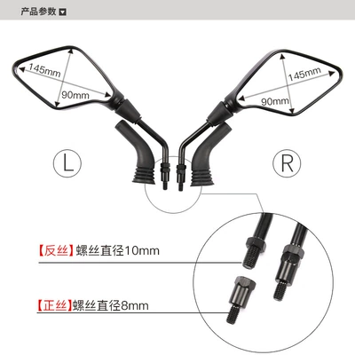 Accessories, Motorcycle rearview mirror