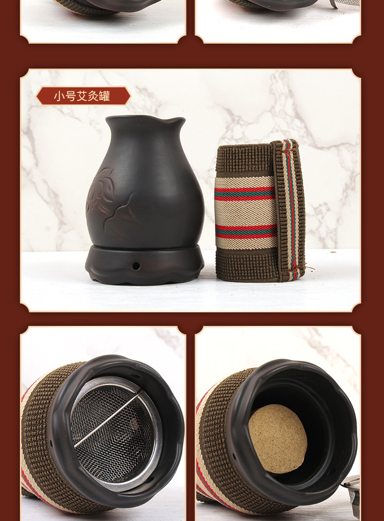 Handheld Fire Dragon Mug for Moxibustion and Gua Sha, Double-Layer Insulated Warm Compress Tool detail image 21