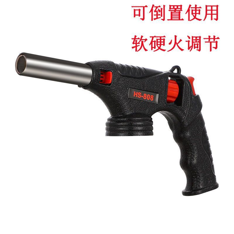 Pistola de rociador, pistola de rociador de fuego, piel de cerdo quemada, punta de pistola de rociador de fuego de mano, tanque de gas doméstico tipo tarjeta, encendedor de encendido, rociador de cobre completo image 19
