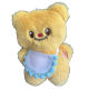 New Cartoon Butter Bear Squeaks Plush Doll Hanging Doll Machine Bear Doll Pendant Wholesale