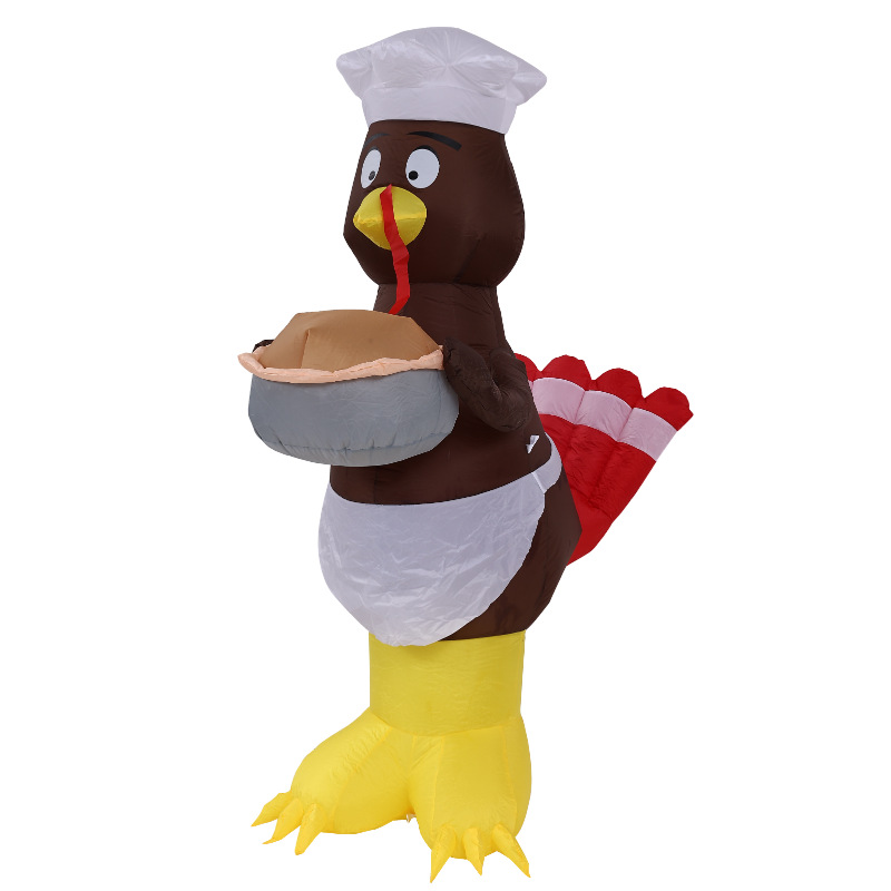 Día de Acción de Gracias transfronterizo nuevo molde de aire inflable 1.8m pastel de pavo decoración al aire libre