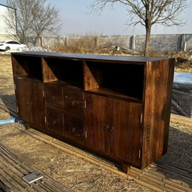 餐边柜;餐桌;博古架