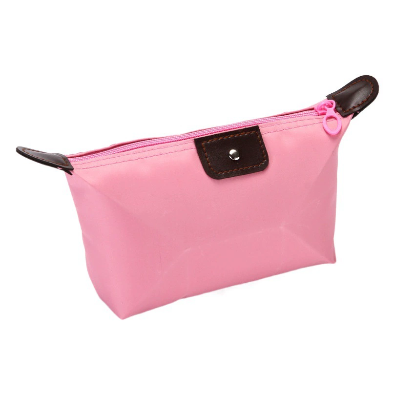 Карамельный цвет Многофункциональная портативная косметичка нейлоновая пельмень косметичка водонепроницаемая сумка для хранения мыть логотип оптом