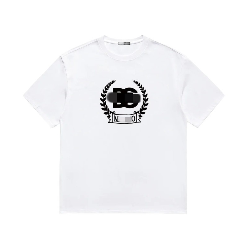 D Dujia G 夏新作人気プリントヨーロッパ通気性ラウンドネックカジュアル万能トレンドブランドトップス Tシャツ半袖メンズ|undefined