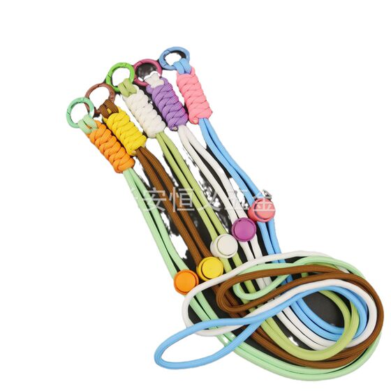 Mobile phone lanyard creative short neck lanyard woven 46CM lanyard mobile phone case key ring mobile phone neck lanyard