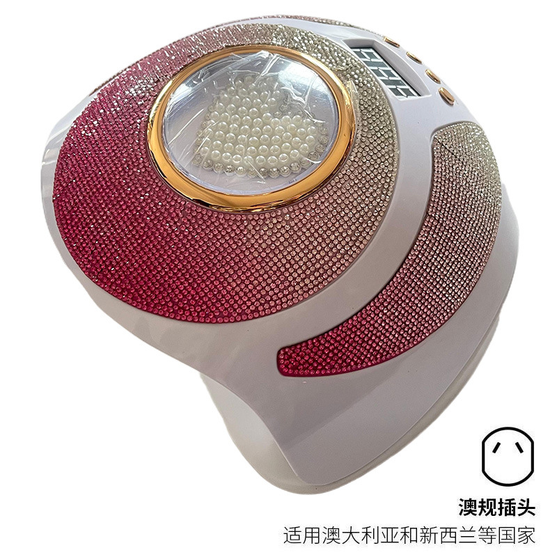 Lámpara de manicura de almacenamiento 268W de alta potencia UV + LED doble fuente de luz pegamento de manicura luz fototerapia inteligente transfronteriza
