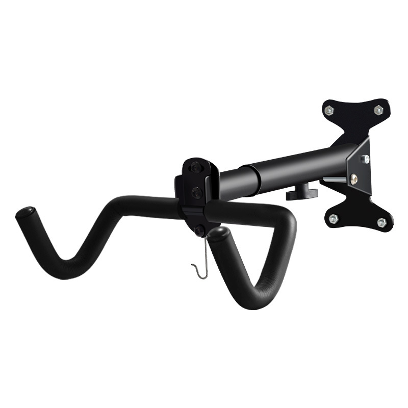 Gancho de bicicleta de pared fija doble gancho bicicleta de montaña familia telescópica colgando marco Pantalla de bicicleta de interior