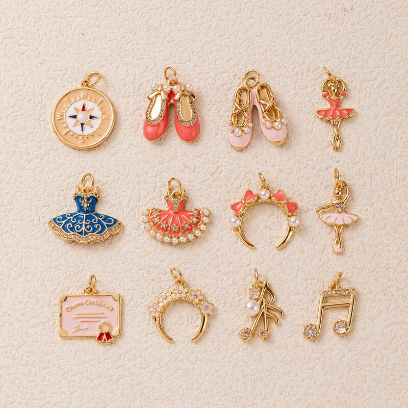 Jiao Xiang European and American cross-border independent site's best-selling pink cute girl pendant is simple, elegant, versatile, and flattering for everyday wear
