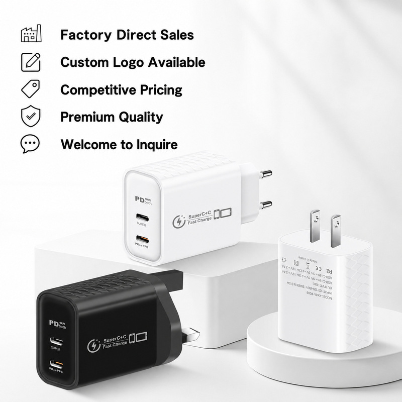Multi-Port 25W Mobile Phone Travel Charger Fast Charging Dual Pd Charging Head European, American and British Standard Compatible with Samsung and Apple Multi-Port 25W Mobile Phone Travel Charger Fast Charging Dual Pd Charging Head European, American and British Standard Compatible with Samsung and Apple