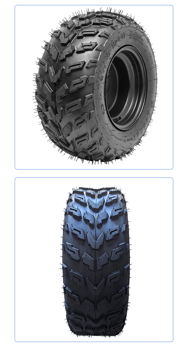 Four-Wheel Off-Road Kart Atv Accessories Rear 22X10-10 Front 21X 7-10inch Vacuum Off-Road Tire