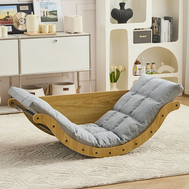 우드컬러] 달흔들의자-그레이쿠션[면과 린넨]