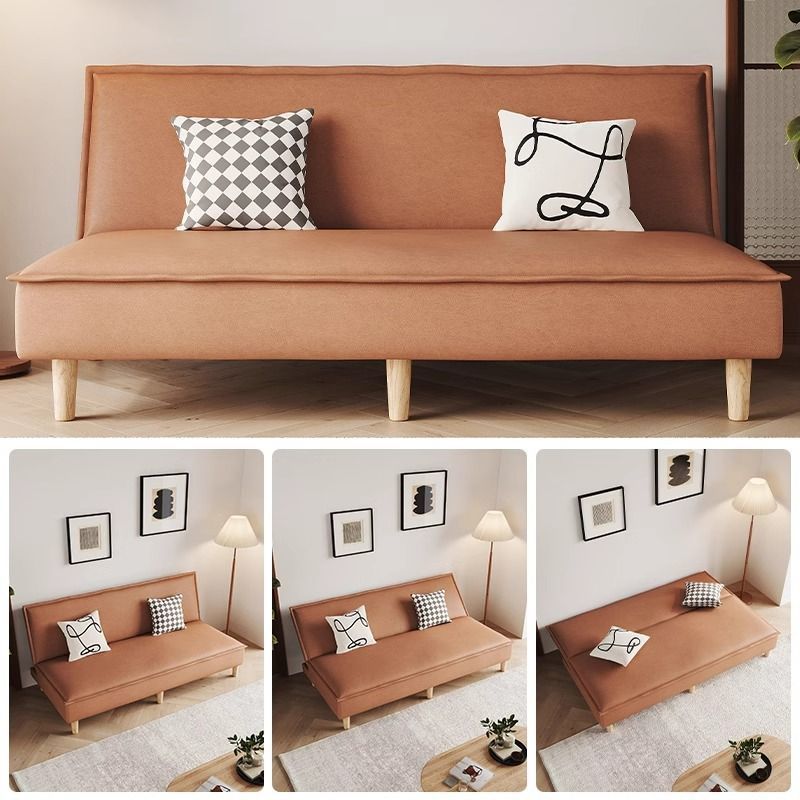 2025 New Cat Claw Leather Modern Simple Foldable Sofa Bed All-In-One Dual-Purpose Multi-Functional Small Apartment Rental