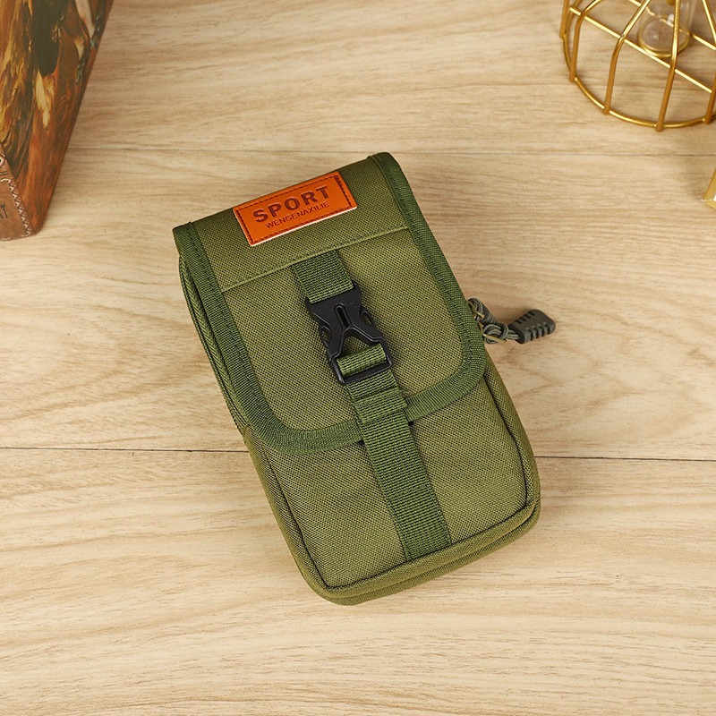 Estilo táctico Snap teléfono móvil bolso de la cintura multifuncional ropa de trabajo al aire libre cinturón resistente al desgaste bolsa de cremallera transfronteriza amazon