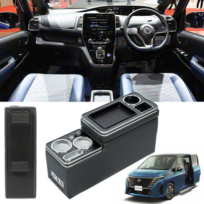 Nissan Serena E-Power C27 C28 C26 üçün konsol qoltuqaltı qutusu