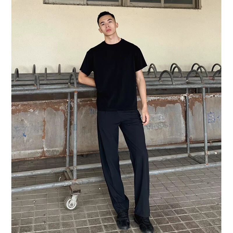 Gtla Cool Ice Silk Pants Men's Summer Thin Breathable Straight Pants American Style Quick-Dry Fitness Sports Pants Gtla Cool Ice Silk Pants Men's Summer Thin Breathable Straight Pants American Style Quick-Dry Fitness Sports Pants