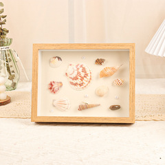 標本相框創意立體diy乾花手工植物標本框擺台 中空相框架掛牆