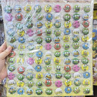 Cute Cartoon Badge Personality Cute 2.5cm Tinplate Brooch Pin Student Pencil Bag Schoolbag Clothes Accessories