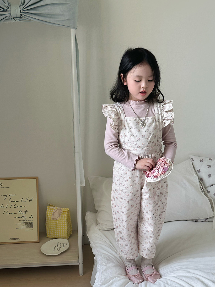 クリアランスセール】ヴィムウッド子供服女の子スーツ秋子供韓国風カジュアルオーバーオールボトムスシャツベビー服