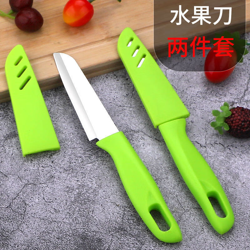 Cuchillo de fruta portátil pequeño cuchillo de fruta de corte de fruta de cuchillo de alumno plegable de acero inoxidable para dormitorio doméstico