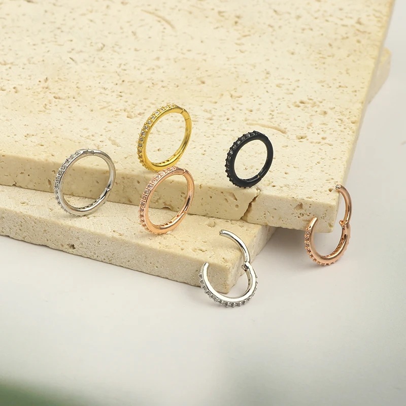 Pointed titanium steel lip stud product view