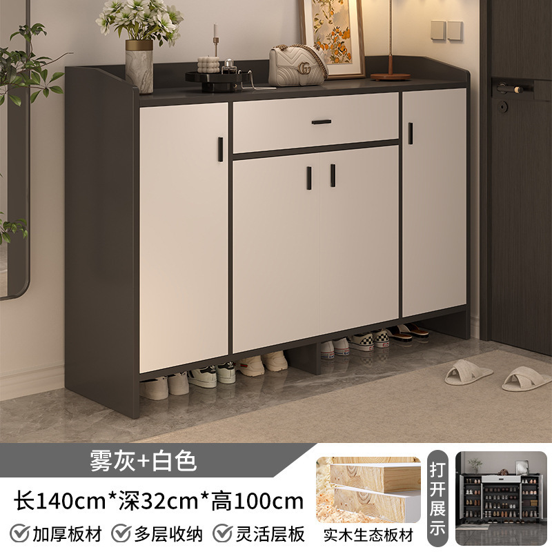 鞋柜家用门口入户玄关柜一体新款2022爆款楼道外靠墙大容量储物柜|undefined