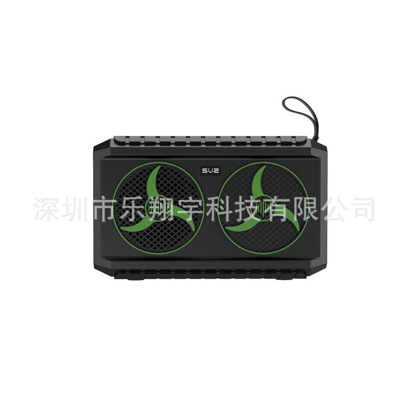 L2 新しいアフリカのホット販売ダブルスピーカーダブルソーラーパネル充電ワイヤレス Bluetooth スピーカー懐中電灯ラジオサウンド|undefined