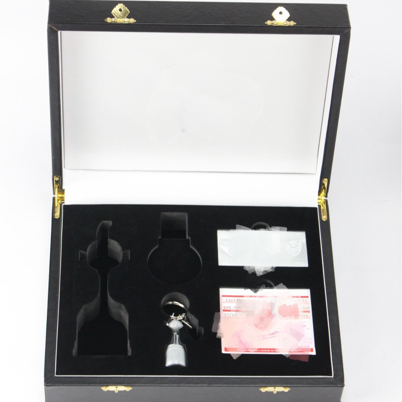 中纤板奖牌盒奖章盒木质礼品包装盒中纤板圆币盒