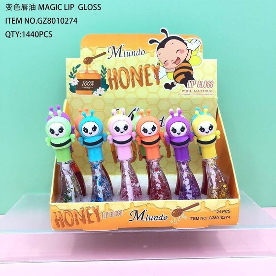 New Mlundo Lip Oil Transparent Water Lip Honey Women Moisturizing Lip Glaze Mirror Doodle Glass Lip Gloss Student