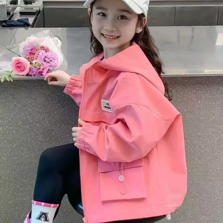 Девочки 2025 новая иностранная куртка для детей