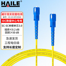 单模万兆光纤跳线 单模单芯Φ3.0（SC-SC，9/125）光纤 尾纤跳纤