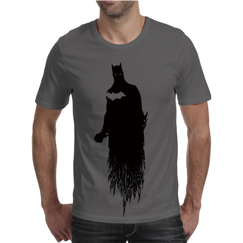 Amazon's New 2019 Summer New Batman Tops Slim Fit Men's Short-Sleeved T-Shirts