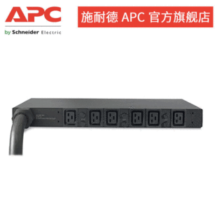 APC AP7526 rack type PDU high performance socket 1U height 22kW6 C19 interface rack PDU socket