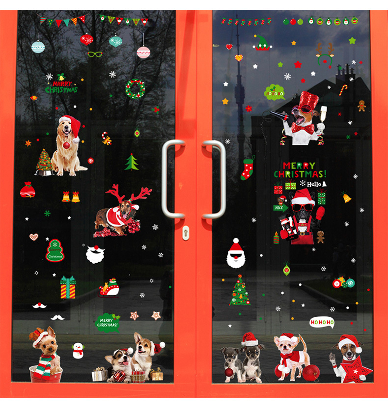 Wholesale Christmas Pattern Window Wall Stickers Nihaojewelry display picture 4