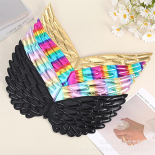 Factory wholesale color angel butterfly wings children's holiday party dance performance props princess elf wings