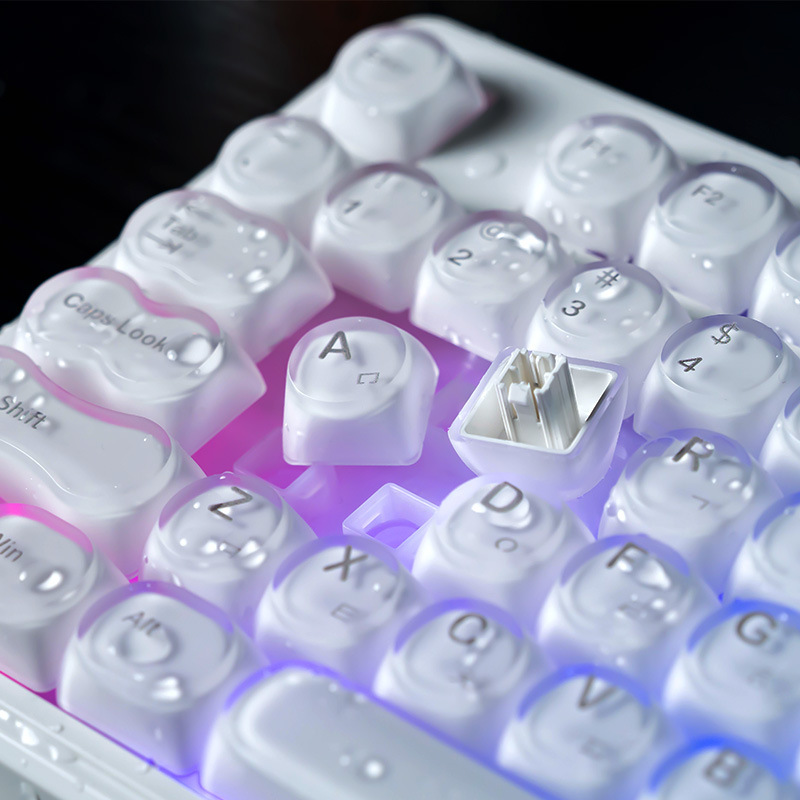 FURYCUBE IP108韩文防水键盘电竞办公用高颜值有线机械手感键盘|undefined