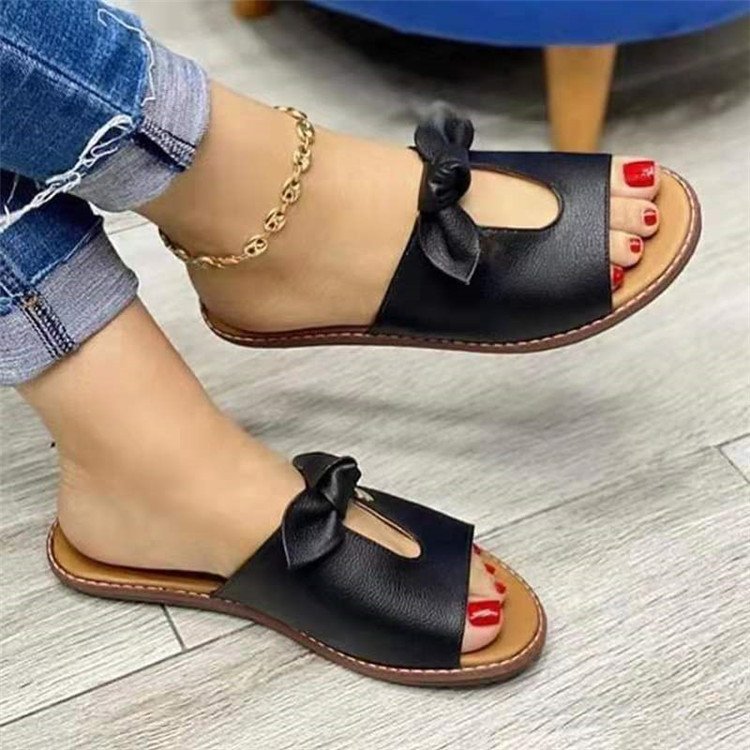 Women's Casual Solid Color Open Toe Slides Slippers display picture 2