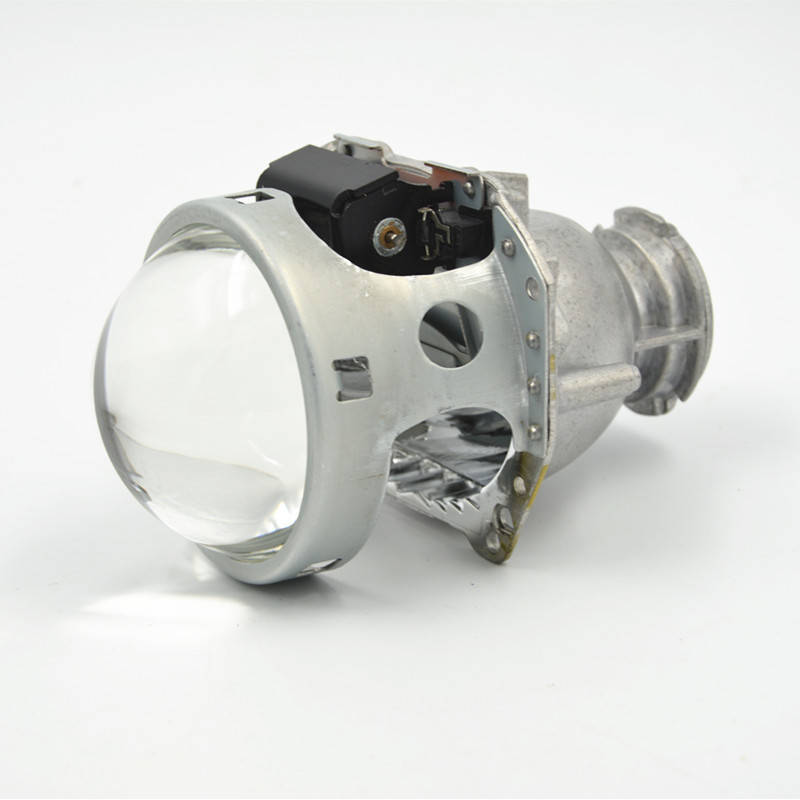 Haiwu lente de doble luz de alta definición, faro de automóvil Haiwu lente de doble luz, lente de xenón, lámpara de automóvil modificada
