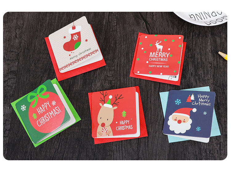 Letter, Reindeer, Elk Pattern Nordic Style, Cute Style Christmas Nordic Style Cute Letter Reindeer Elk Party Festival Card Greeting Card