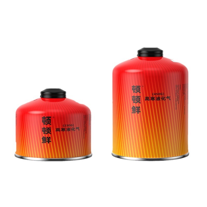 Cartucho de gas plano para exteriores, botella de gas para alta altitud, estufa para exteriores, estufa de cassette, cartucho de gas pequeño, estufa de gas portátil.