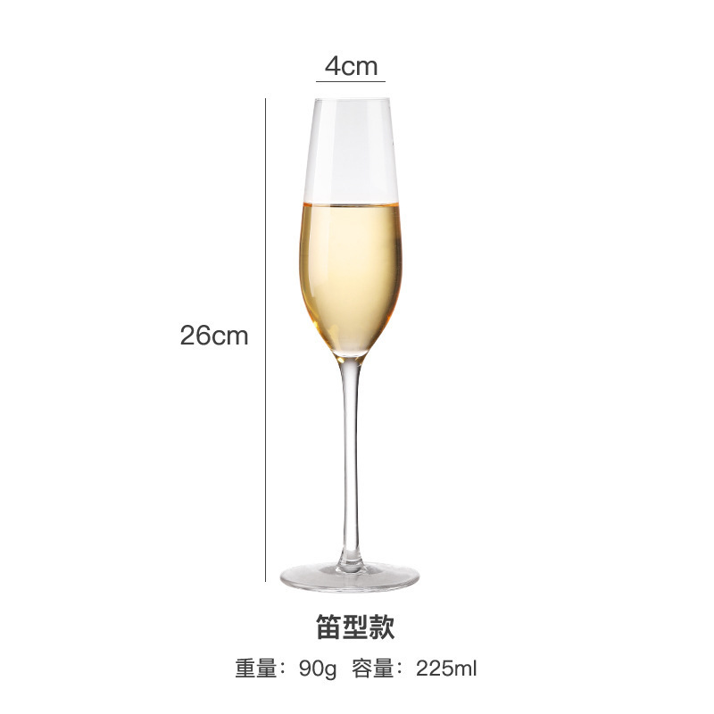 Crystal Champagne Cups Spuming Wine High Foot Cup Set Home Creativity Cups Wine Cups Cocktail Cups Wine Cups