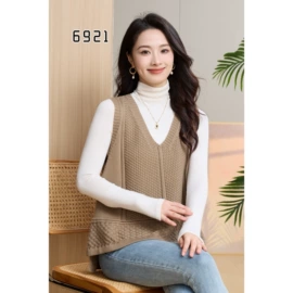 女式针织衫;女式马甲;大码毛衣