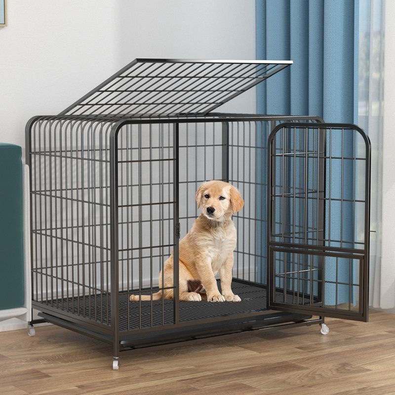 大型中型犬用犬ケージ 屋内トイレ分離 厚みのあるペットケージ ゴールデンレトリバー ラブラドール 家庭用犬ケージ|undefined