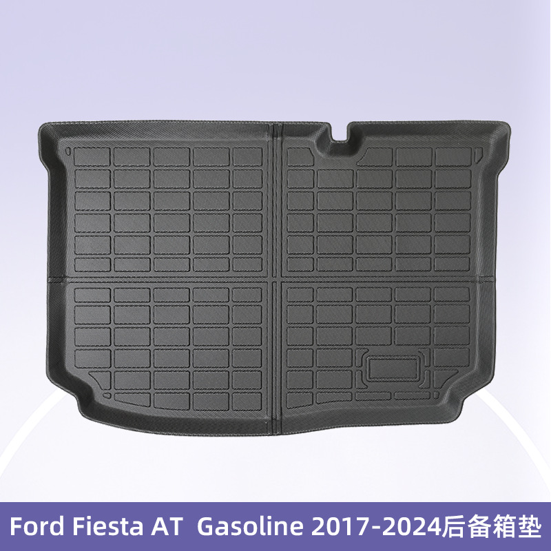 Europa para Ford Fiesta AT2017 - 2024 Combustible 3D TPE cojín de pie para automóvil