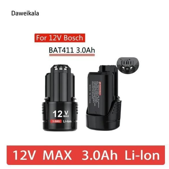 适用bosch博世电池充电手钻TSR1080-2-LI/GSR120/GDR10.8V博士12V