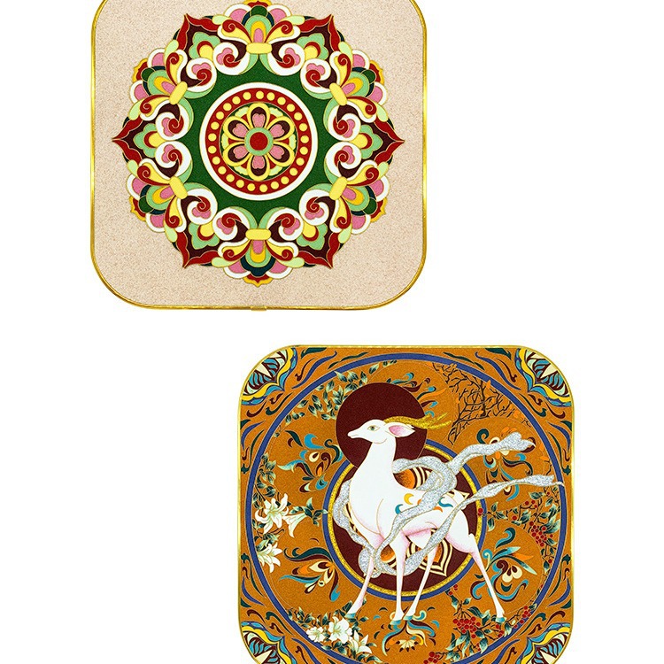 통예 칠보 무형 문화 유산 칠보 에나멜 둔황 문화 창조 중국 스타일 DIY 재료 패키지 장식 그림 선물 구매